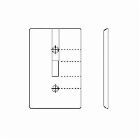 Telephone/Cable 1 Gang Wallplate